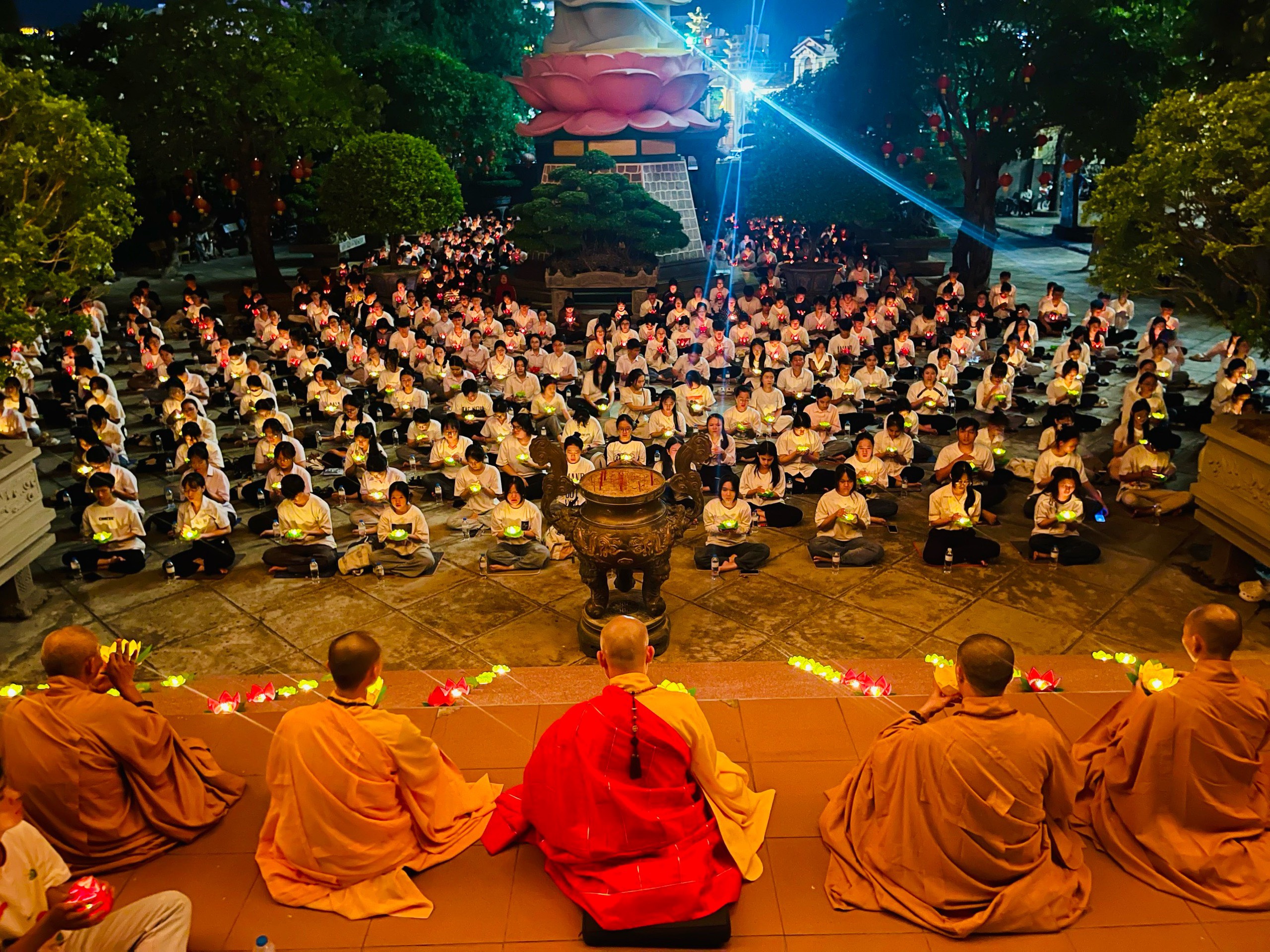 Tổ đình Long Khánh tổ chức lễ cầu nguyện mùa thi năm 2024